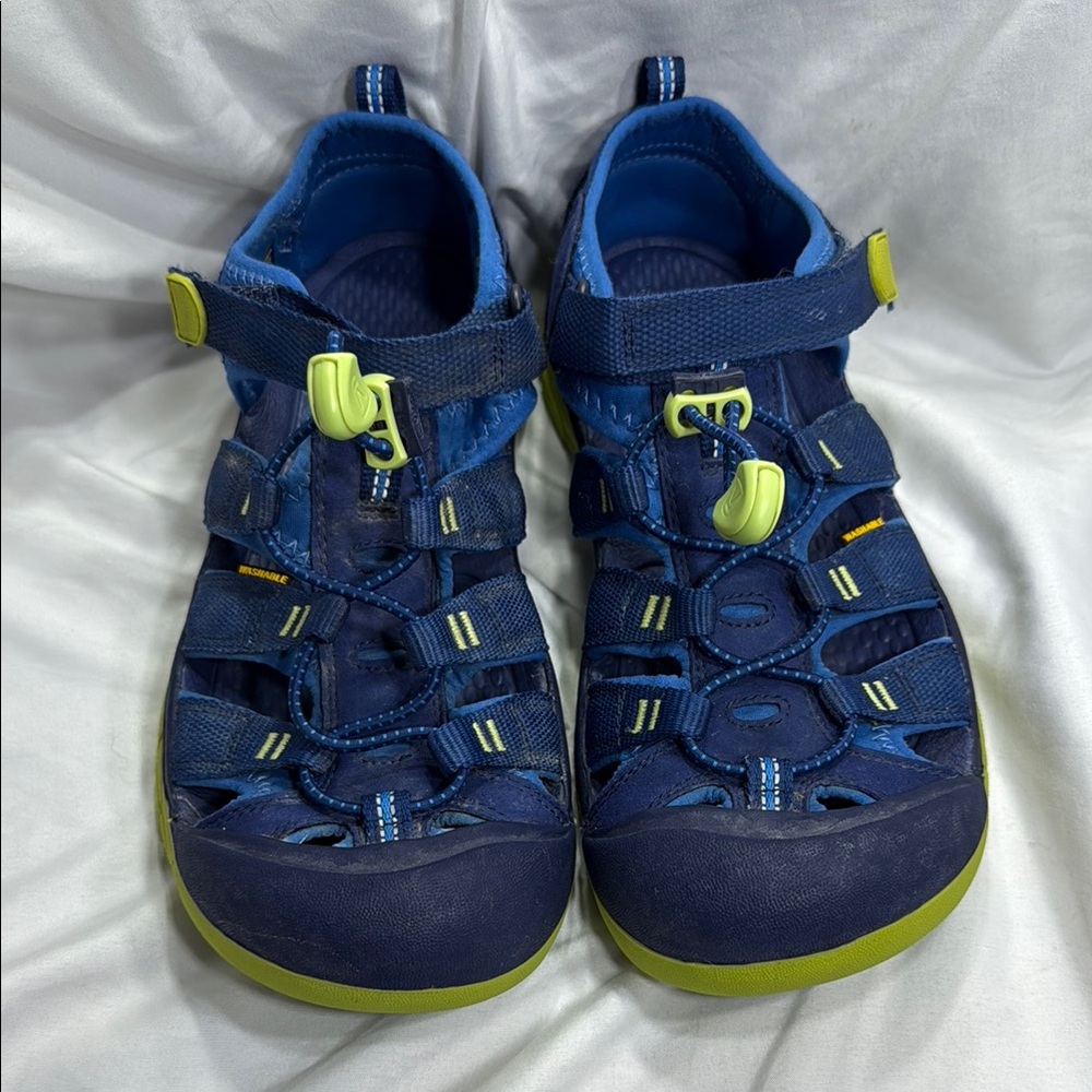 Kids' Keen Newport H2 Sandals Blue and Green Sandals size 6